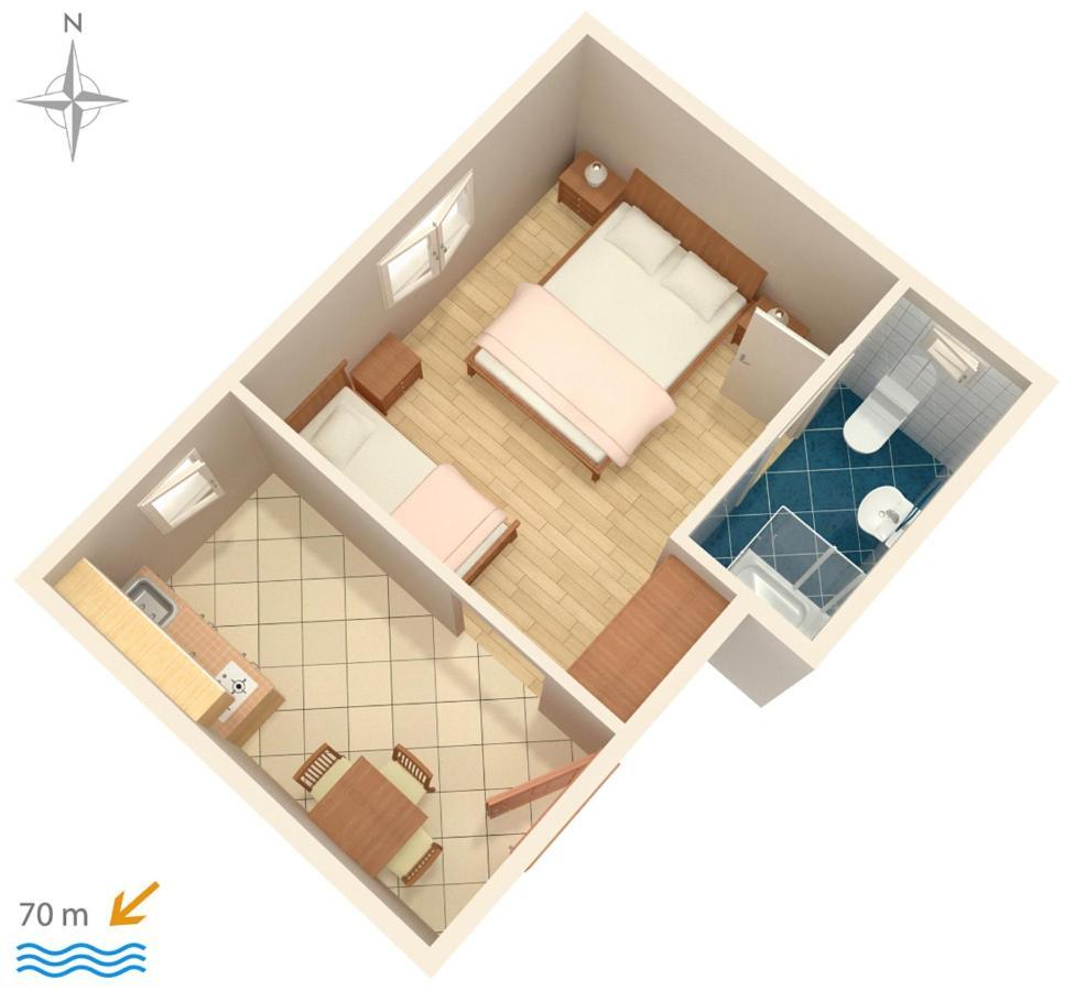 Apartments By The Sea Stara Novalja, Pag - 6469 Esterno foto